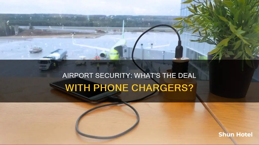 can i take my phone charger through airport security