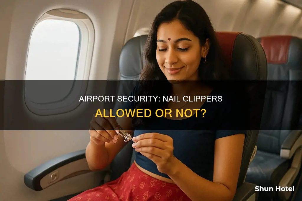 can i take nail clippers through airport security