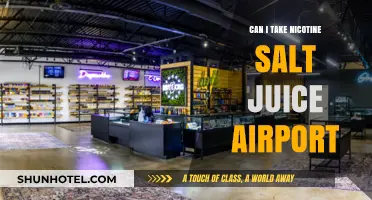 Traveling with Nicotine Salts: Airport Rules and Regulations