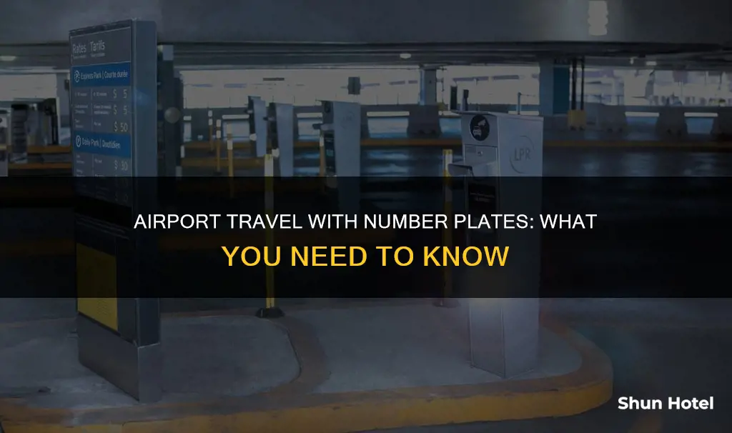 can i take number plates trough airport