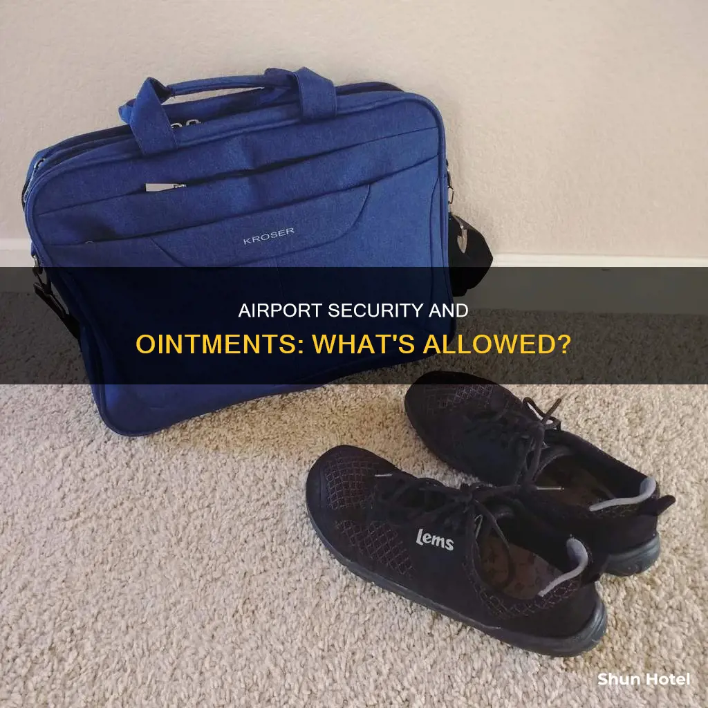 can i take ointment through airport security