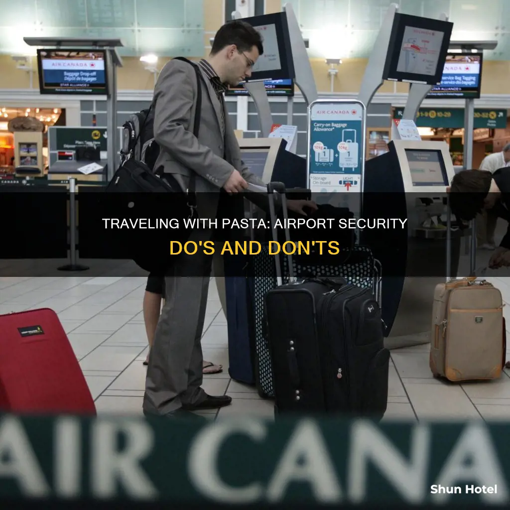 can i take pasta lovers they airport security