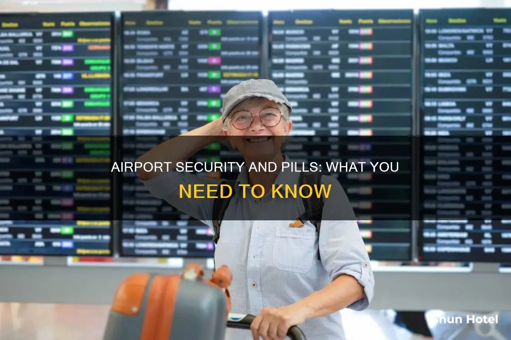 can i take pills on airport