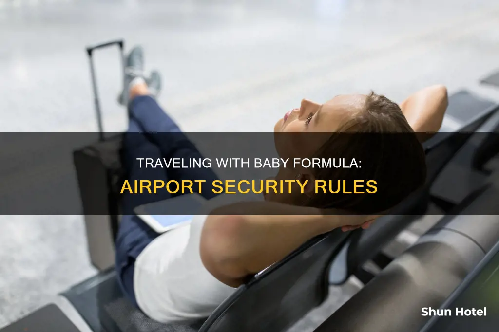 can i take powdered baby milk through airport security