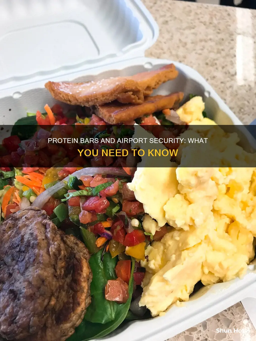 can i take protein bars through airport security