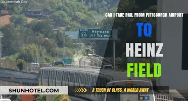 Traveling from Pittsburgh Airport to Heinz Field by Rail