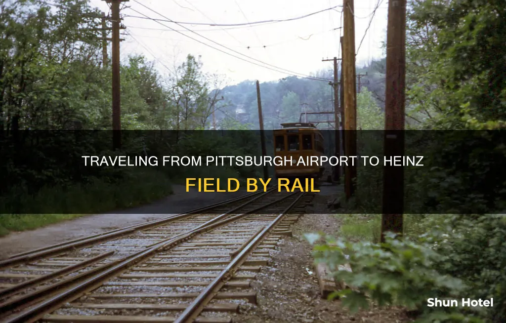 can i take rail from pittsburgh airport to heinz field