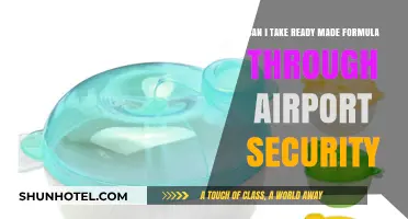 Traveling with Baby: Formula Through Airport Security