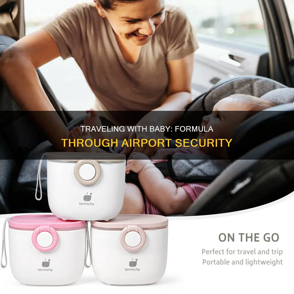 can i take ready made formula through airport security