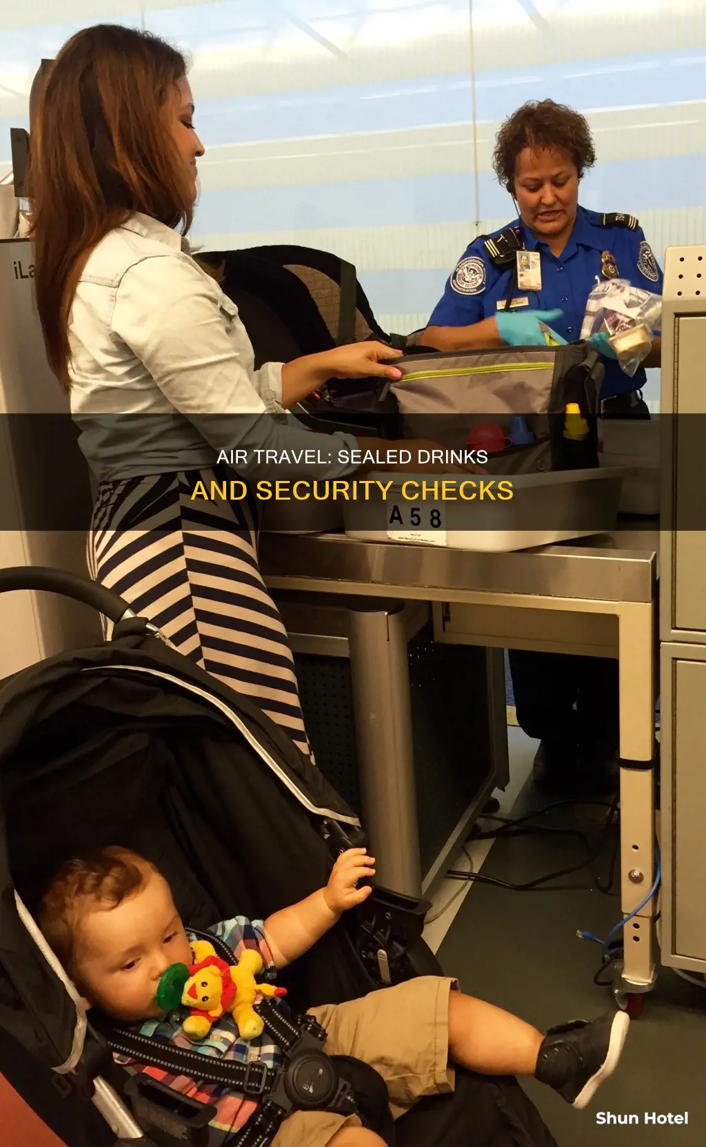 can i take sealed drinks through airport security