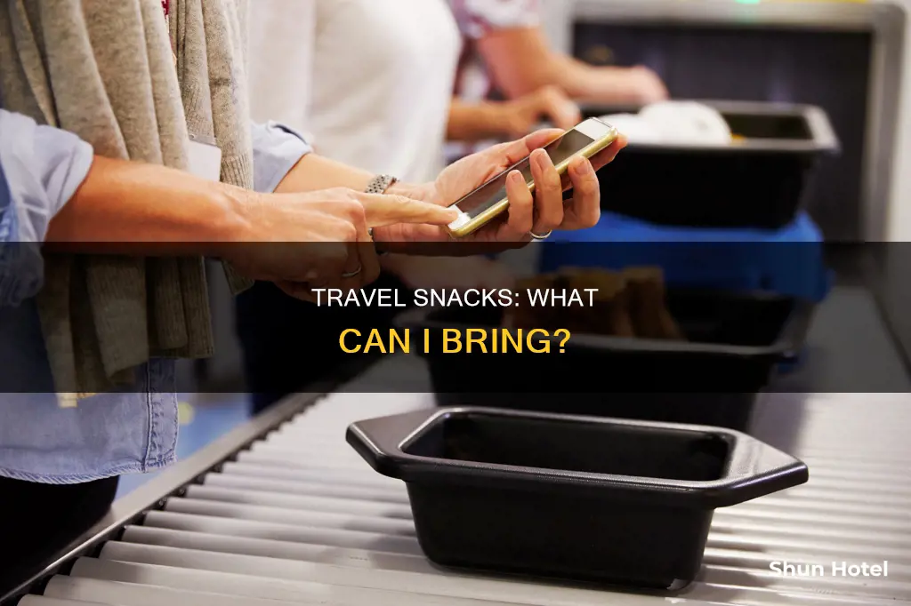 can i take snacks and closed water through the airport