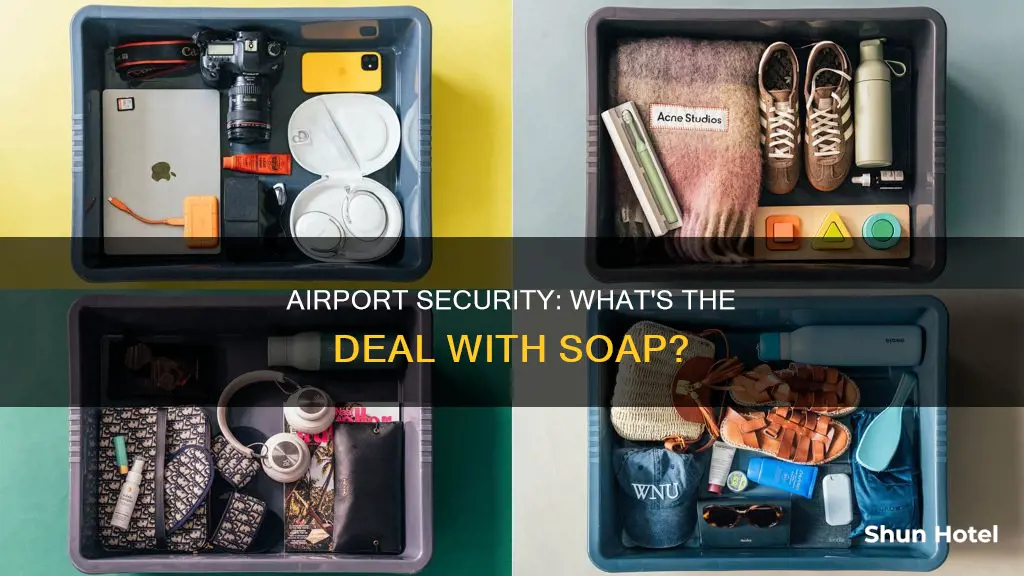 can i take soap through airport security