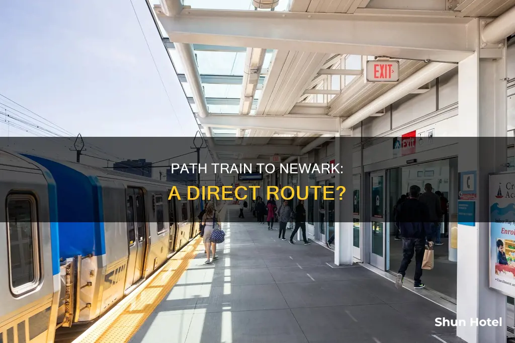 can i take the path train to newark airport