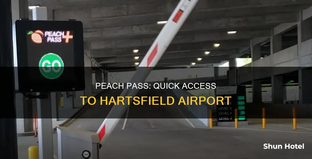 can i take the peach pass to hartsfield airport
