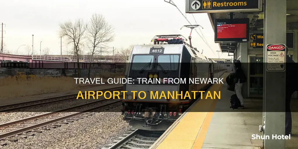 can i take the train from neark airport to manhattan