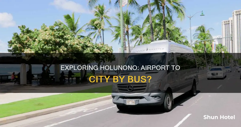 can i take thebus from holunono airport