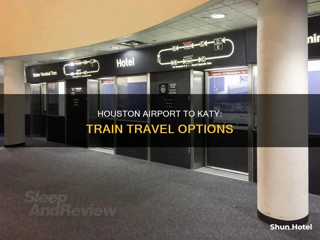 can i take train from houston airport to katy tx