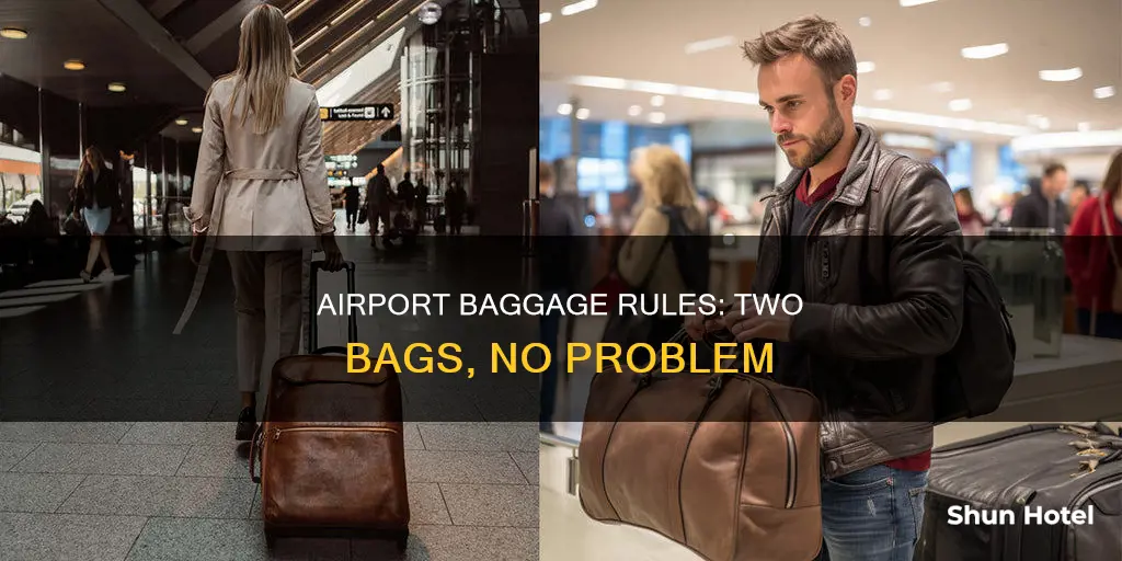 can i take two baggages airport