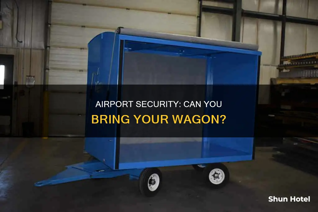 can i take wagon through airport security