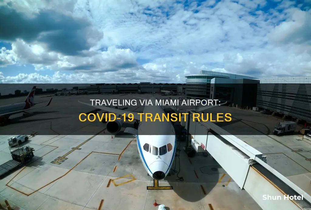 can i transit through miami airport covid-19