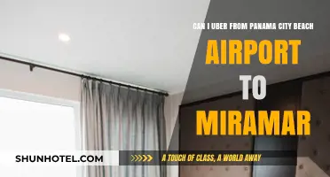 Uber from Panama City Beach Airport to Miramar?
