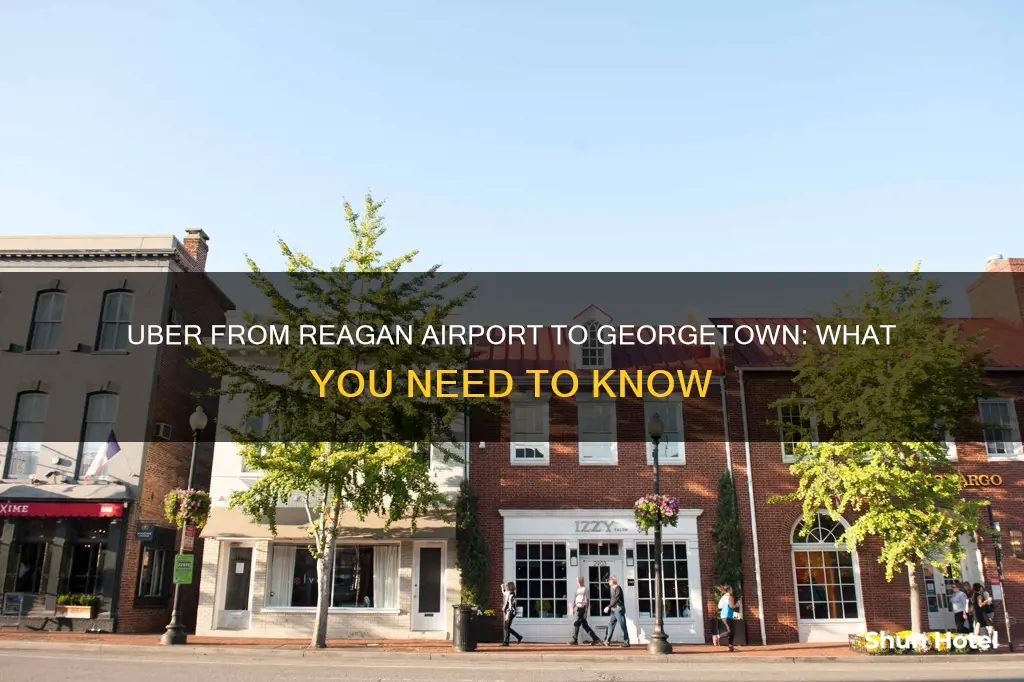 can i uber from reagan airport to georgetown