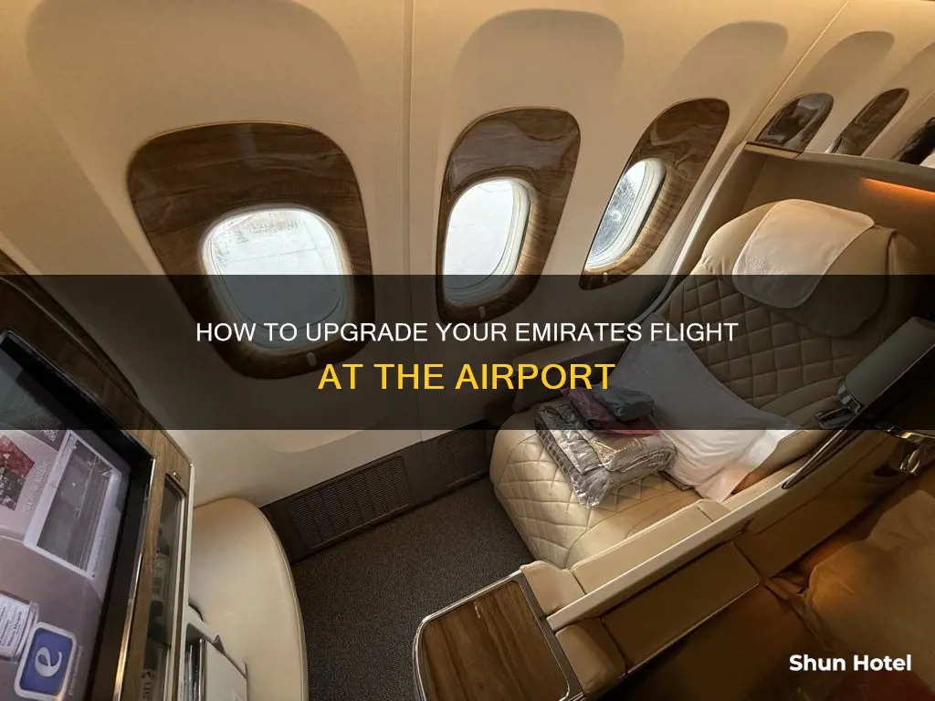 can i upgrade my emirates flight at the airport
