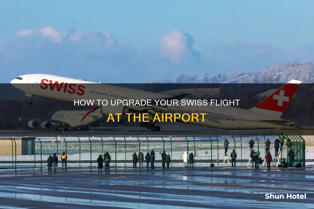 can i upgrade swiss flight at the airport