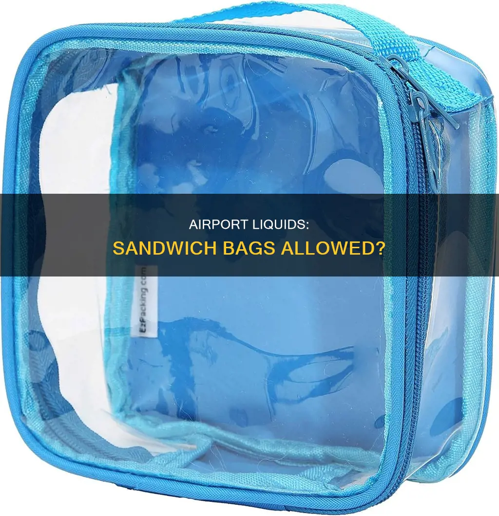 can i use a sandwich bag for airport liquids