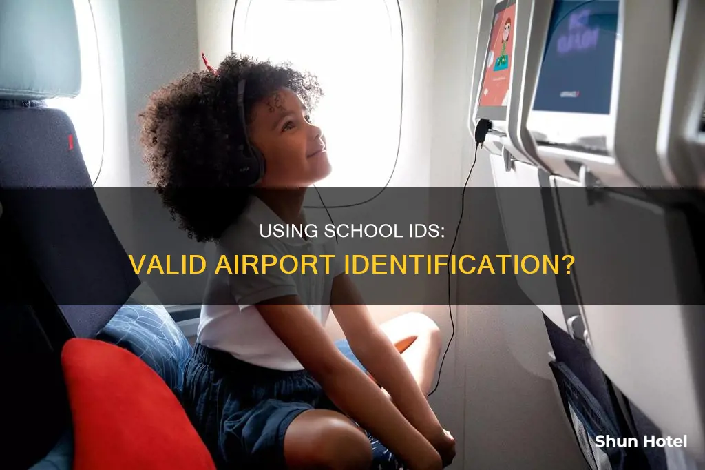 can i use a school id at the airport