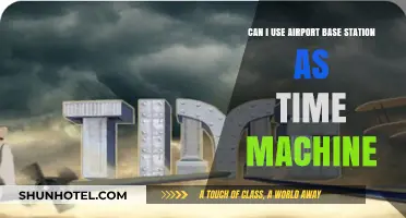 Using Airport Base Station as Time Machine: Is It Possible?