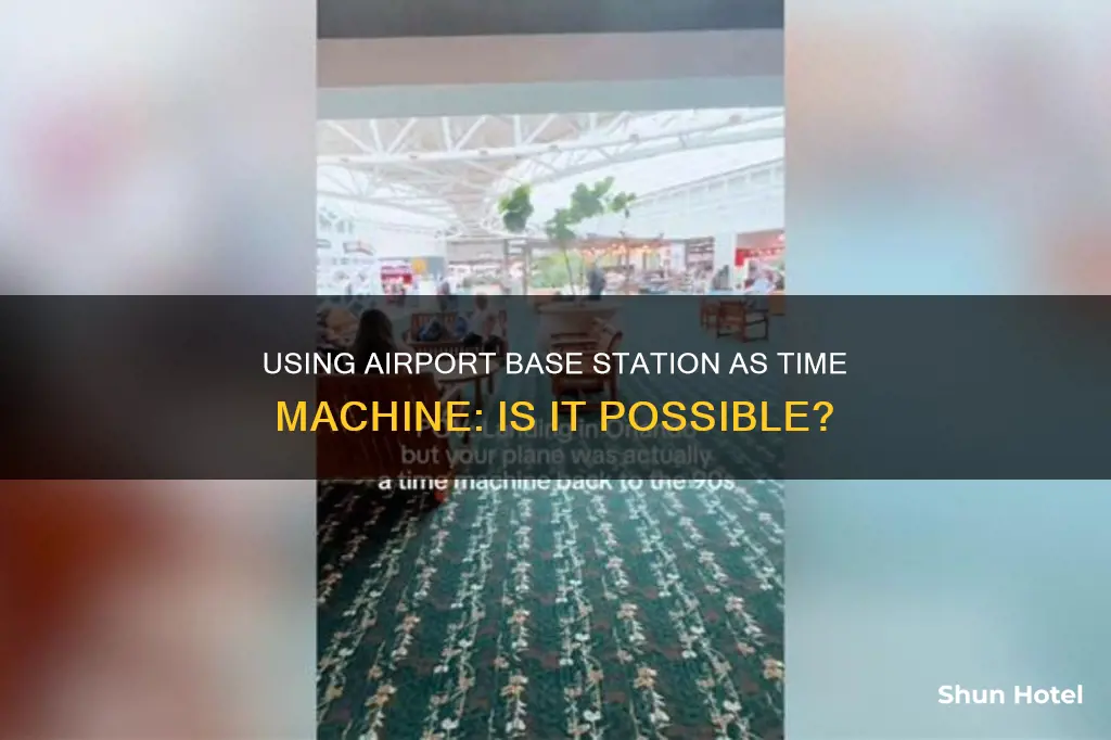 can i use airport base station as time machine