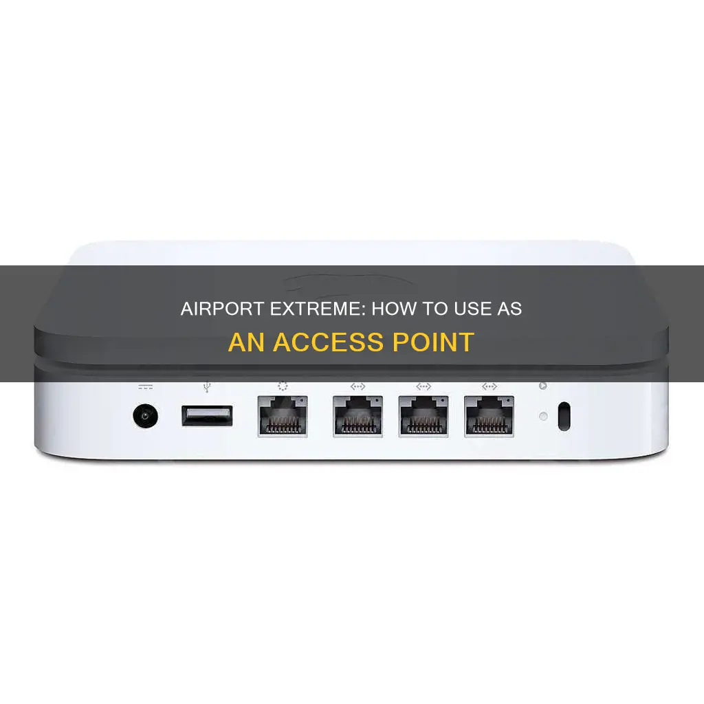 can i use airport extreme as an access point