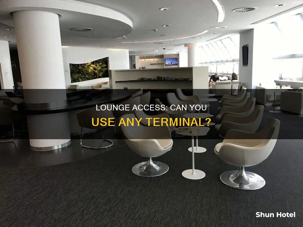 can i use airport lounge in different terminal