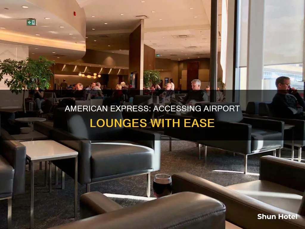 can i use airport lounge with american express