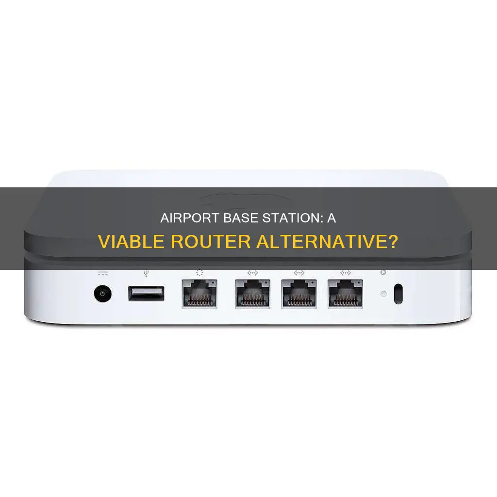 can i use an airport base station as a router