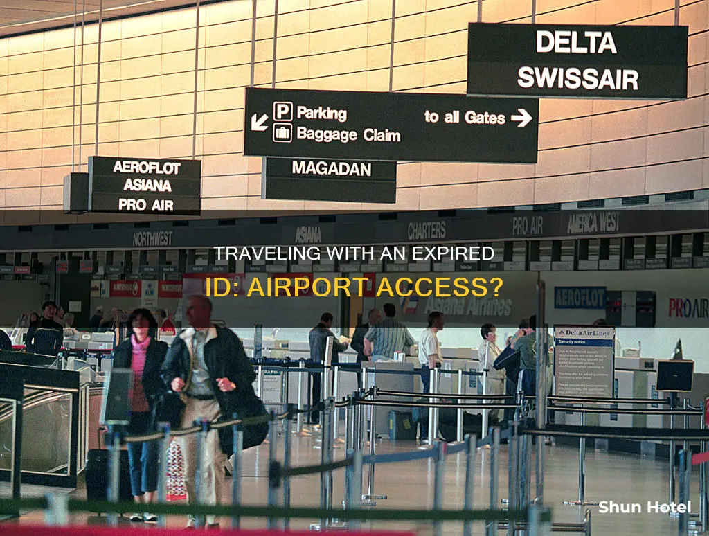 can i use an expired state id for airport