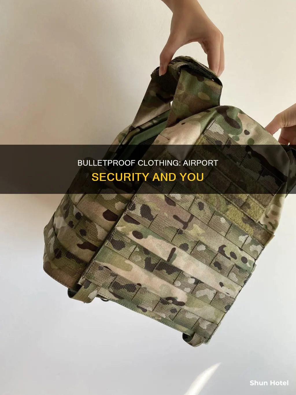 can i use bulletproof clothing in airport