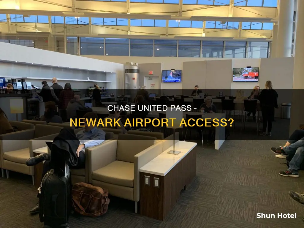 can i use chase united pass in newark airport