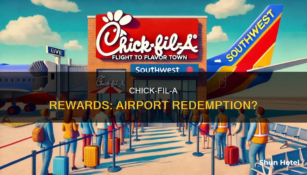can i use chick fil a rewards at airport