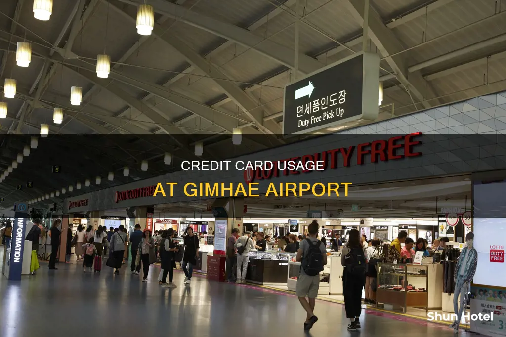 can i use credit card in gimhae airport