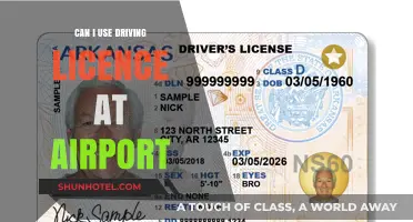 Use Your Driving Licence: Airport Identification