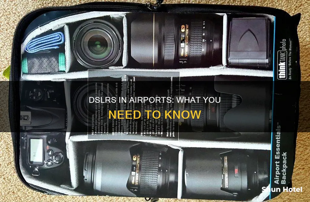 can i use dslr in airport