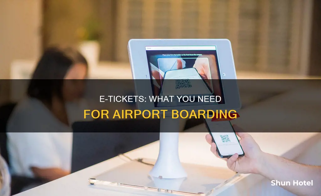 can i use e ticket at airport