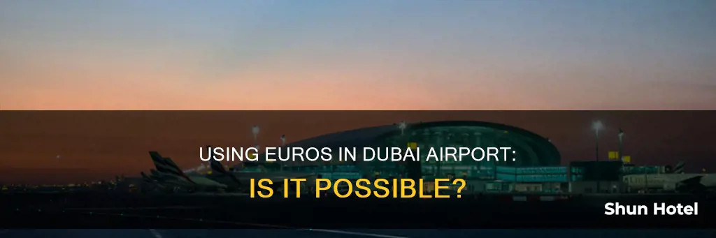 can i use euro in dubai airport