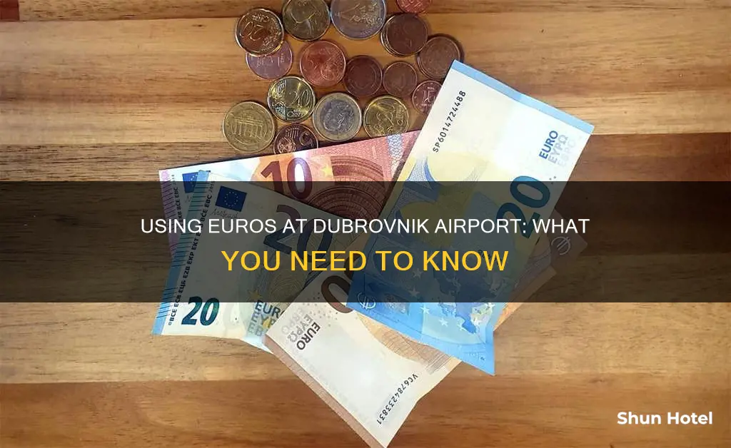can i use euros at dubrovnik airport