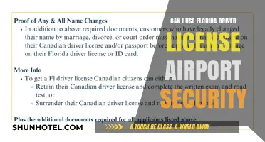 Florida Driver's License: Airport Security Clearance?
