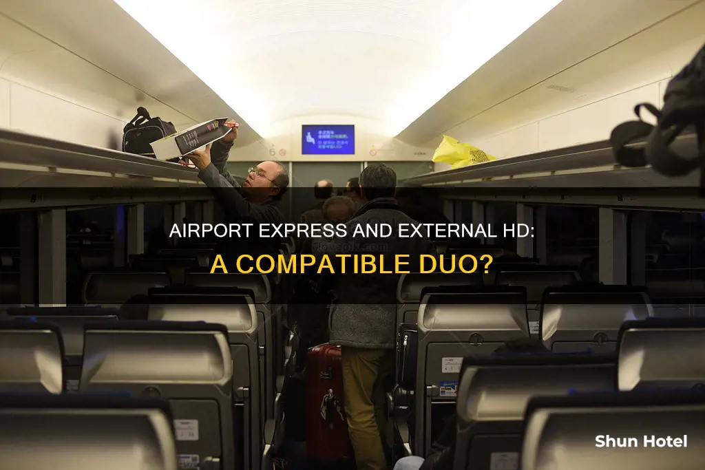can i use my airport express with my external hd