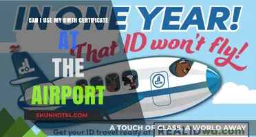 Traveling with a Birth Certificate: Airport Identification