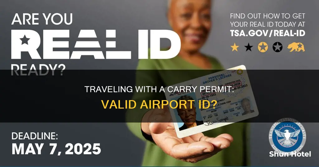 can i use my carry permit as id at airport
